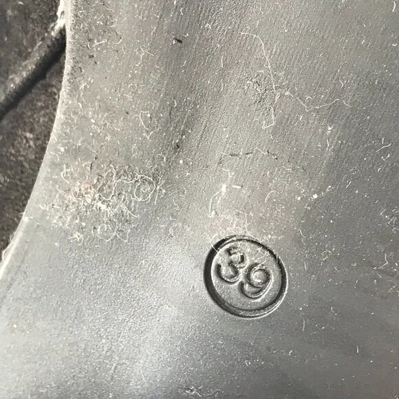 BUENO Black Nubuck Suede Knee-High Stacked Heel Almond Toe Slip-on Elastic EU 39 - Picture 12 of 16